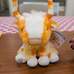 Build-A-Bear Orange and White Plush Toy